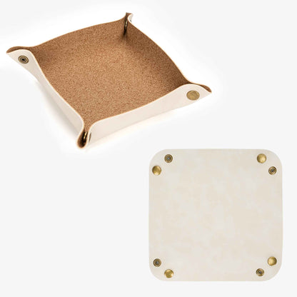 PROMATTOO Faux Leather Desk Mat & Tray Set, 80 × 40 cm