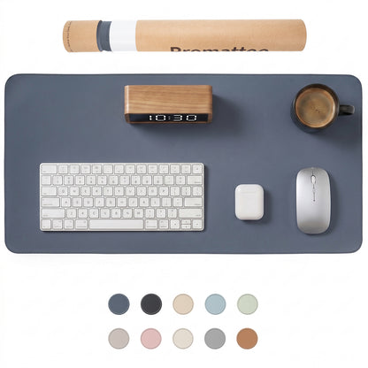 PROMATTOO Vegan Leather Desk Mat — Non-Slip & Waterproof