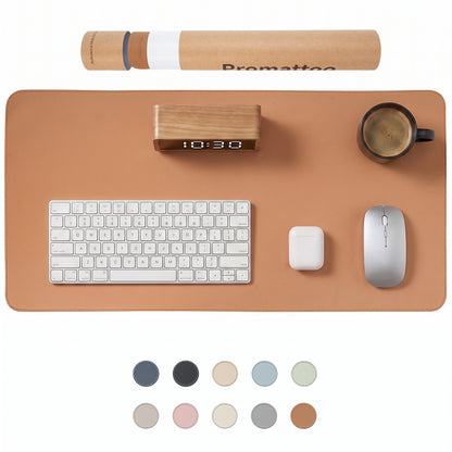 PROMATTOO Vegan Leather Desk Mat — Non-Slip & Waterproof