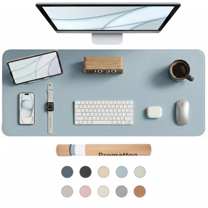 PROMATTOO Vegan Leather Desk Mat — Non-Slip & Waterproof
