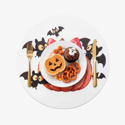 Halloween Round Placemats | 4 & 6-Piece Sets