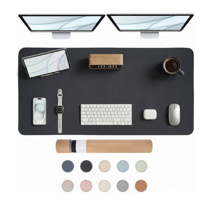 PROMATTOO Vegan Leather Desk Mat — Non-Slip & Waterproof
