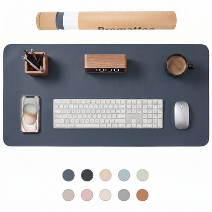 PROMATTOO Vegan Leather Desk Mat — Non-Slip & Waterproof