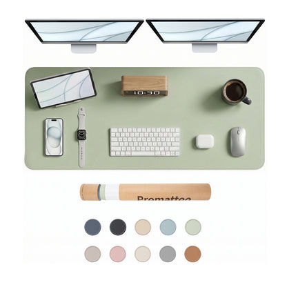 PROMATTOO Vegan Leather Desk Mat — Non-Slip & Waterproof