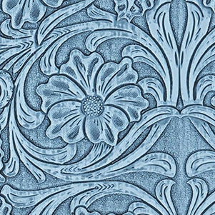 Vintage Floral Faux Leather Placemats Set, Waterproof Dining Mats