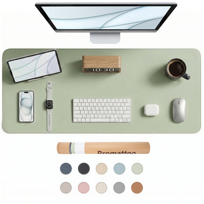 PROMATTOO Vegan Leather Desk Mat — Non-Slip & Waterproof