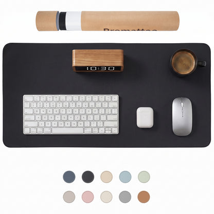 PROMATTOO Vegan Leather Desk Mat — Non-Slip & Waterproof