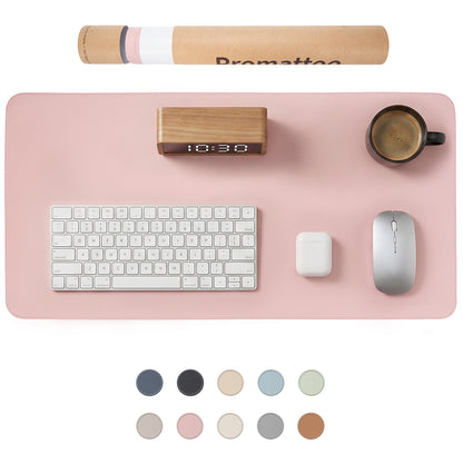 PROMATTOO Vegan Leather Desk Mat — Non-Slip & Waterproof
