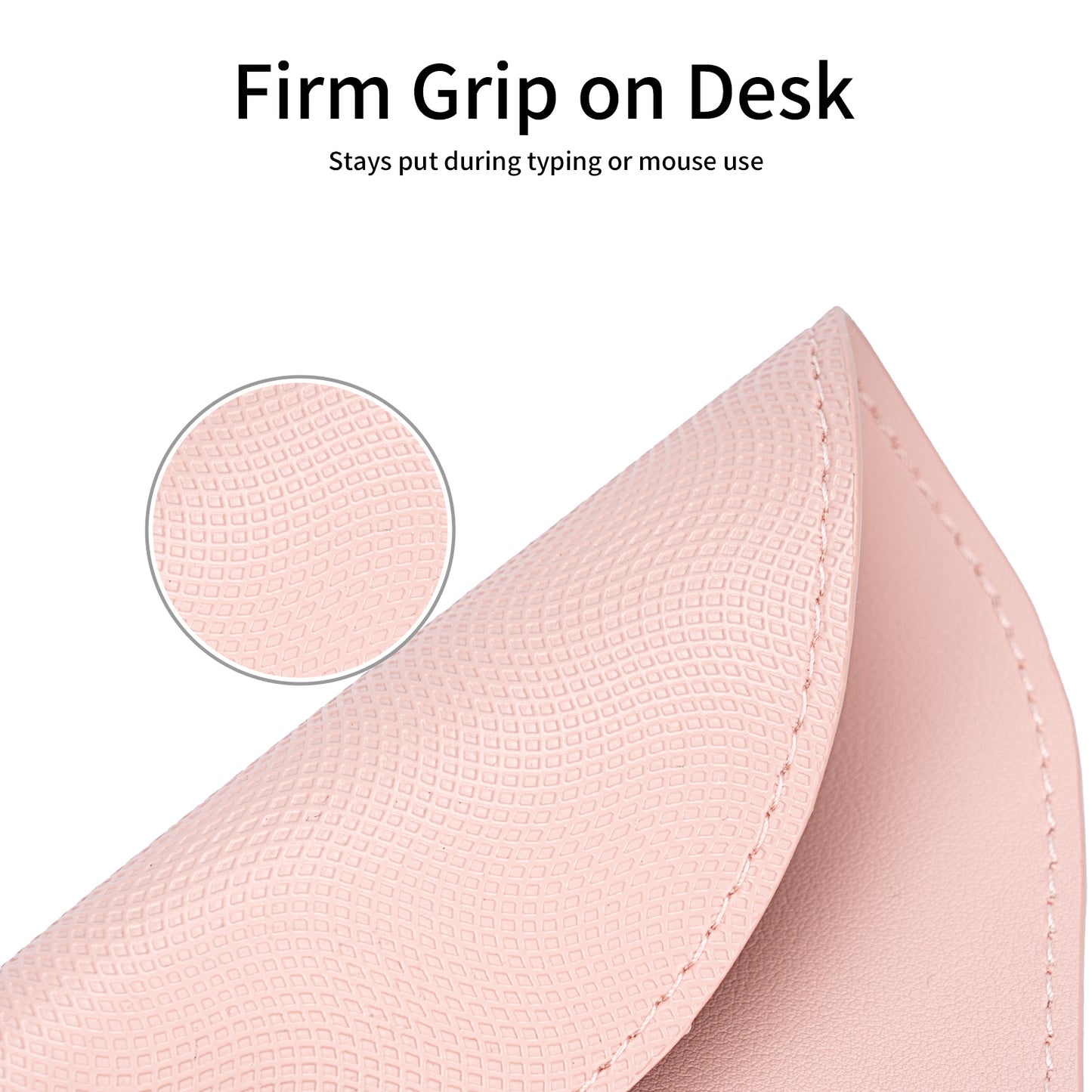 PROMATTOO Vegan Leather Ergonomic Mouse Pad – Waterproof & Non-Slip