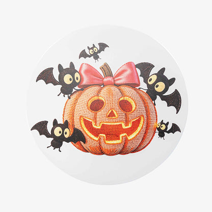 Halloween Round Placemats | 4 & 6-Piece Sets