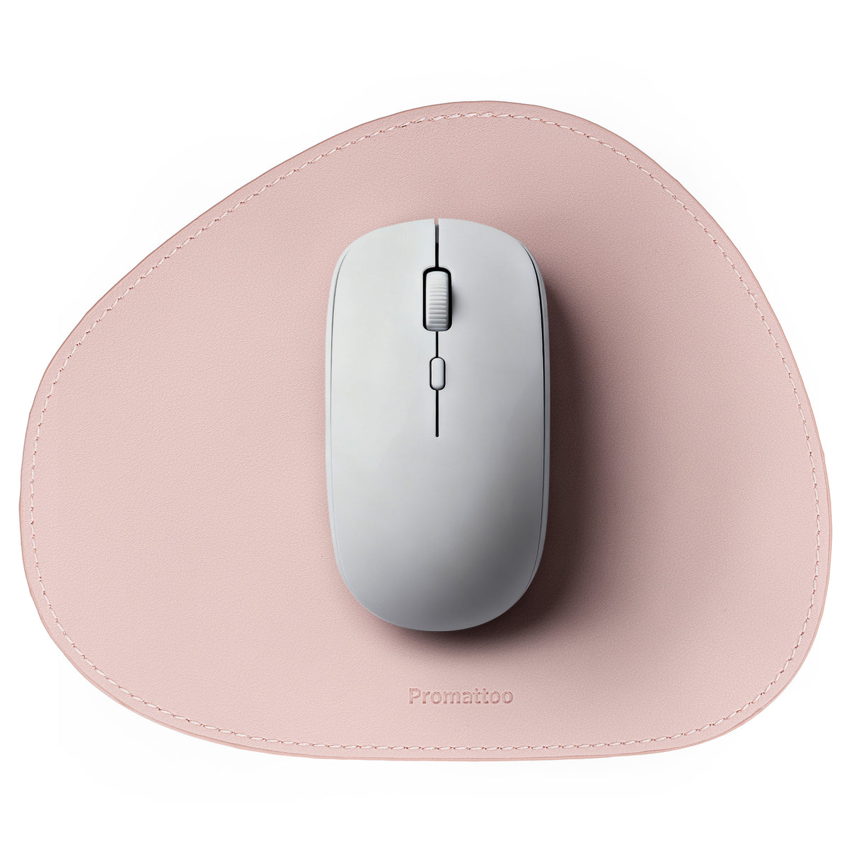 PROMATTOO Vegan Leather Ergonomic Mouse Pad – Waterproof & Non-Slip