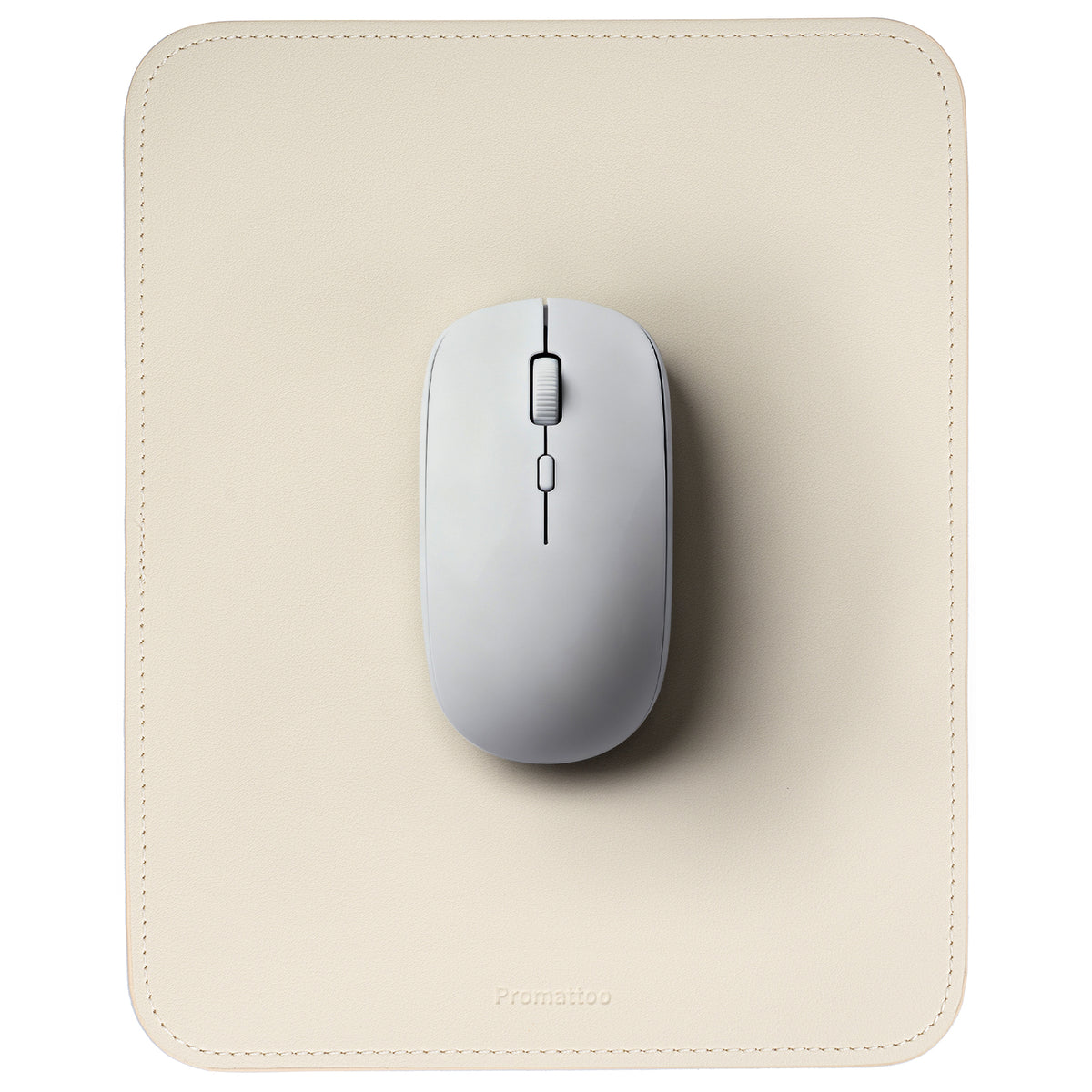 PROMATTOO Vegan Leather Ergonomic Mouse Pad – Waterproof & Non-Slip