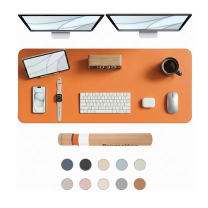 PROMATTOO Vegan Leather Desk Mat — Non-Slip & Waterproof