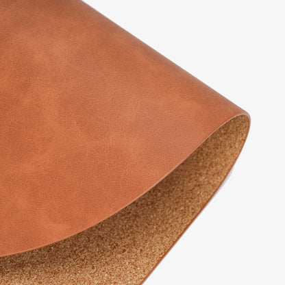 PROMATTOO Vegan Leather Placemats Set with Coasters & Tray — Gift Box Included | 6 Pieces