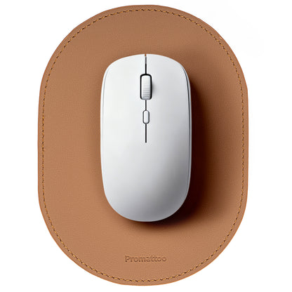 PROMATTOO Vegan Leather Ergonomic Mouse Pad – Waterproof & Non-Slip