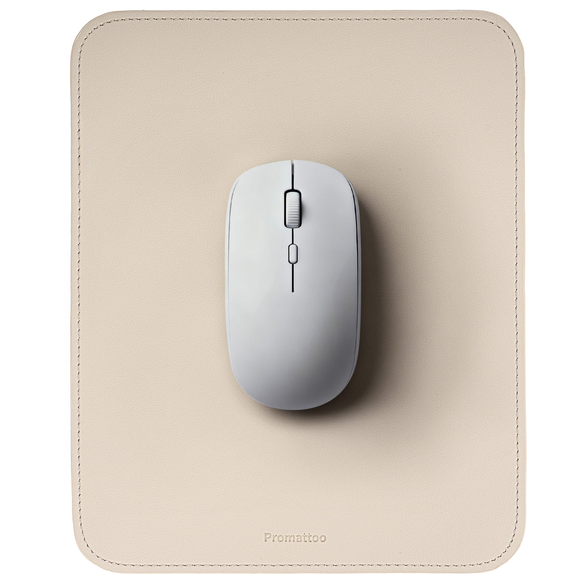PROMATTOO Vegan Leather Ergonomic Mouse Pad – Waterproof & Non-Slip
