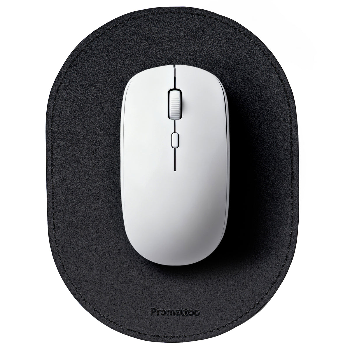 PROMATTOO Vegan Leather Ergonomic Mouse Pad – Waterproof & Non-Slip