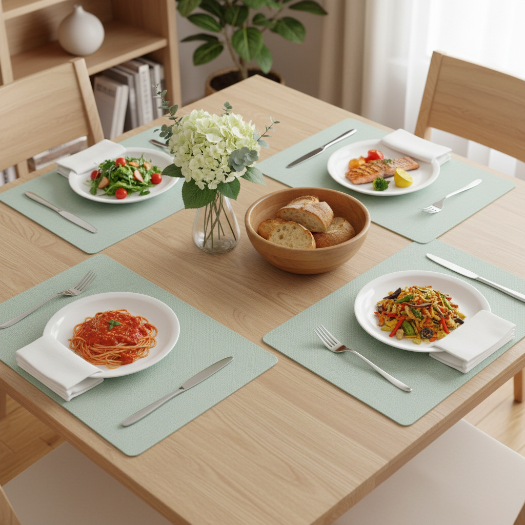 4-piece Family Dinner Scene