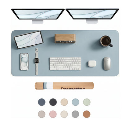 PROMATTOO Vegan Leather Desk Mat — Non-Slip & Waterproof