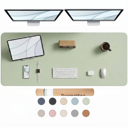 PROMATTOO Vegan Leather Desk Mat — Non-Slip & Waterproof
