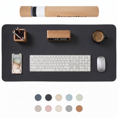 PROMATTOO Vegan Leather Desk Mat — Non-Slip & Waterproof