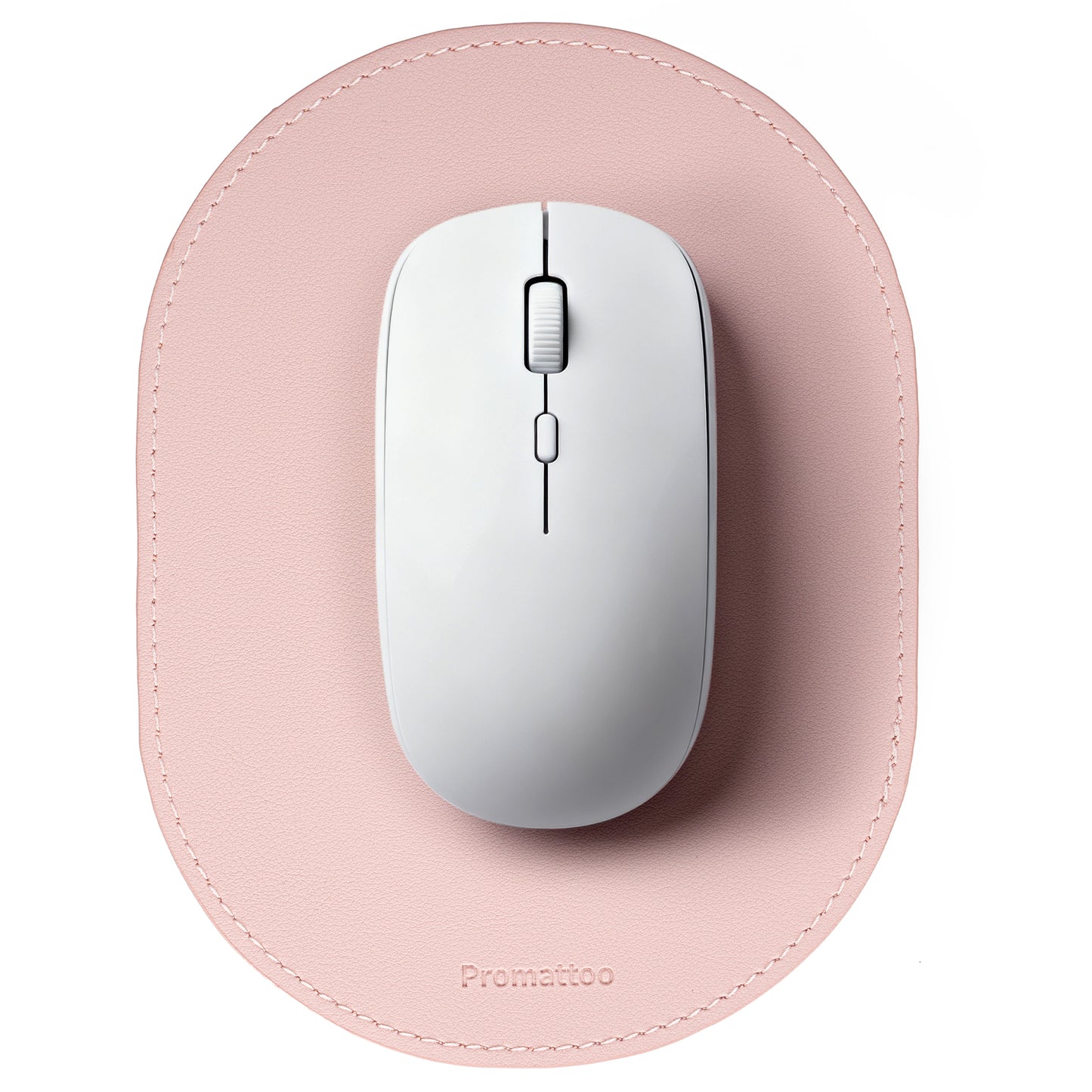 PROMATTOO Vegan Leather Ergonomic Mouse Pad – Waterproof & Non-Slip