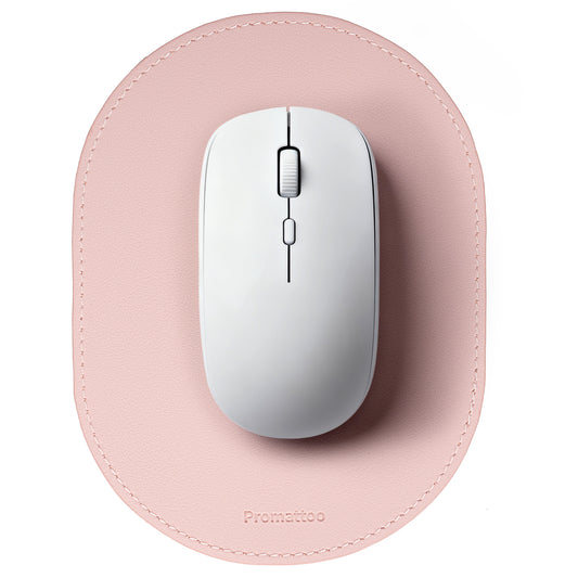 PROMATTOO Vegan Leather Ergonomic Mouse Pad – Waterproof & Non-Slip