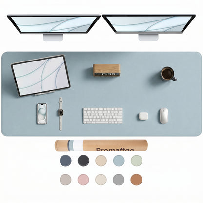 PROMATTOO Vegan Leather Desk Mat — Non-Slip & Waterproof