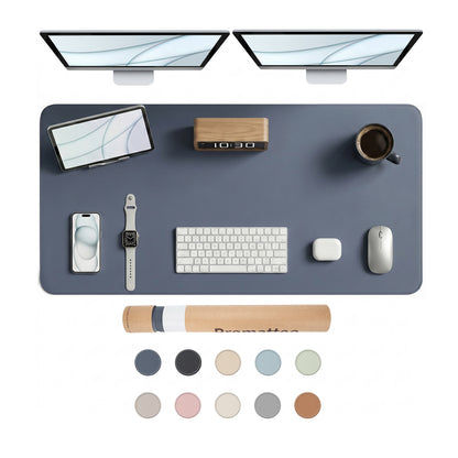 PROMATTOO Vegan Leather Desk Mat — Non-Slip & Waterproof