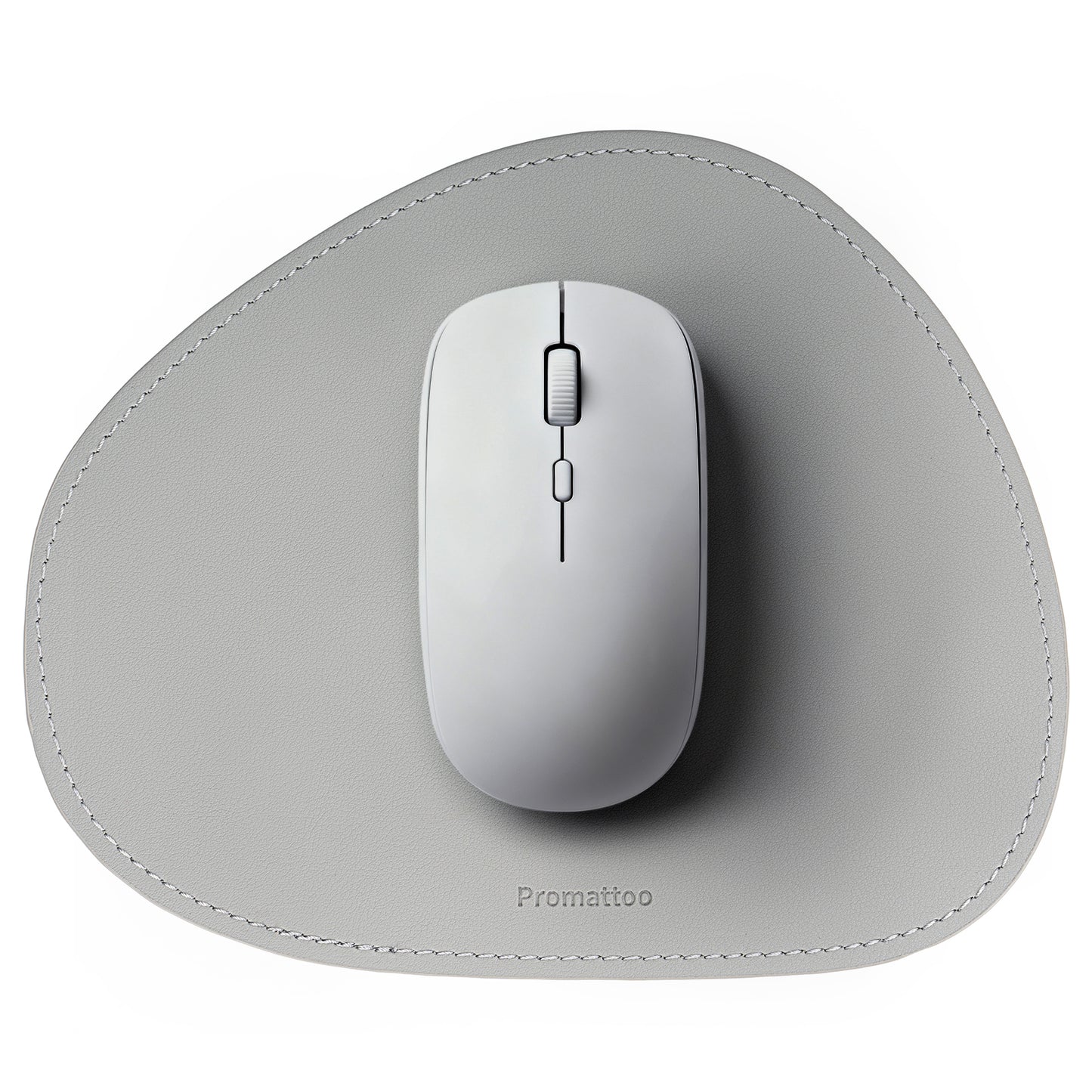PROMATTOO Vegan Leather Ergonomic Mouse Pad – Waterproof & Non-Slip