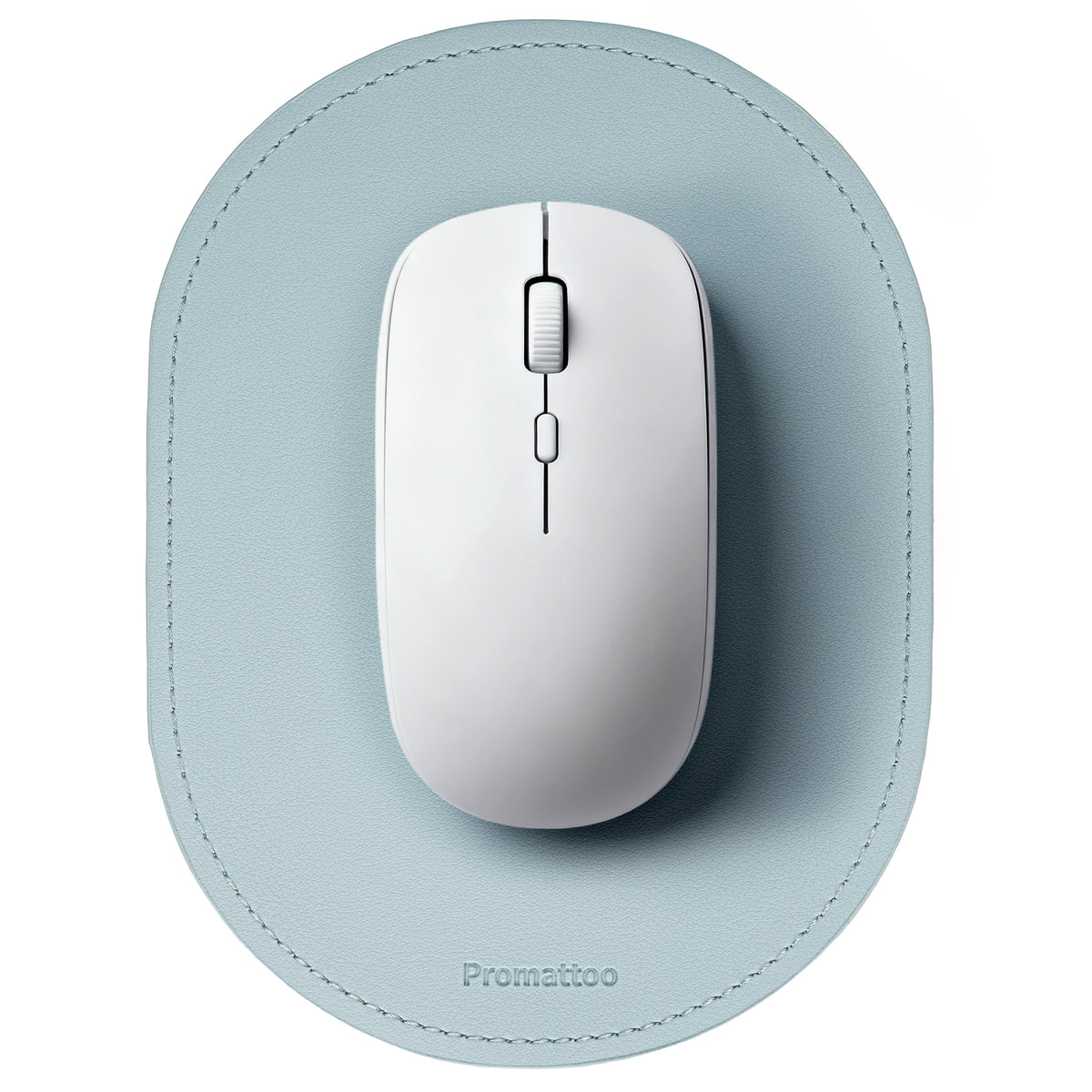 PROMATTOO Vegan Leather Ergonomic Mouse Pad – Waterproof & Non-Slip