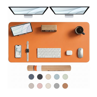 PROMATTOO Vegan Leather Desk Mat — Non-Slip & Waterproof