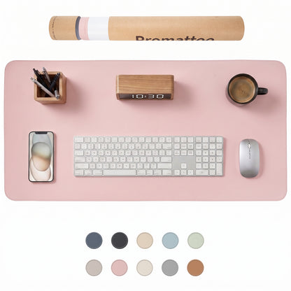 PROMATTOO Vegan Leather Desk Mat — Non-Slip & Waterproof