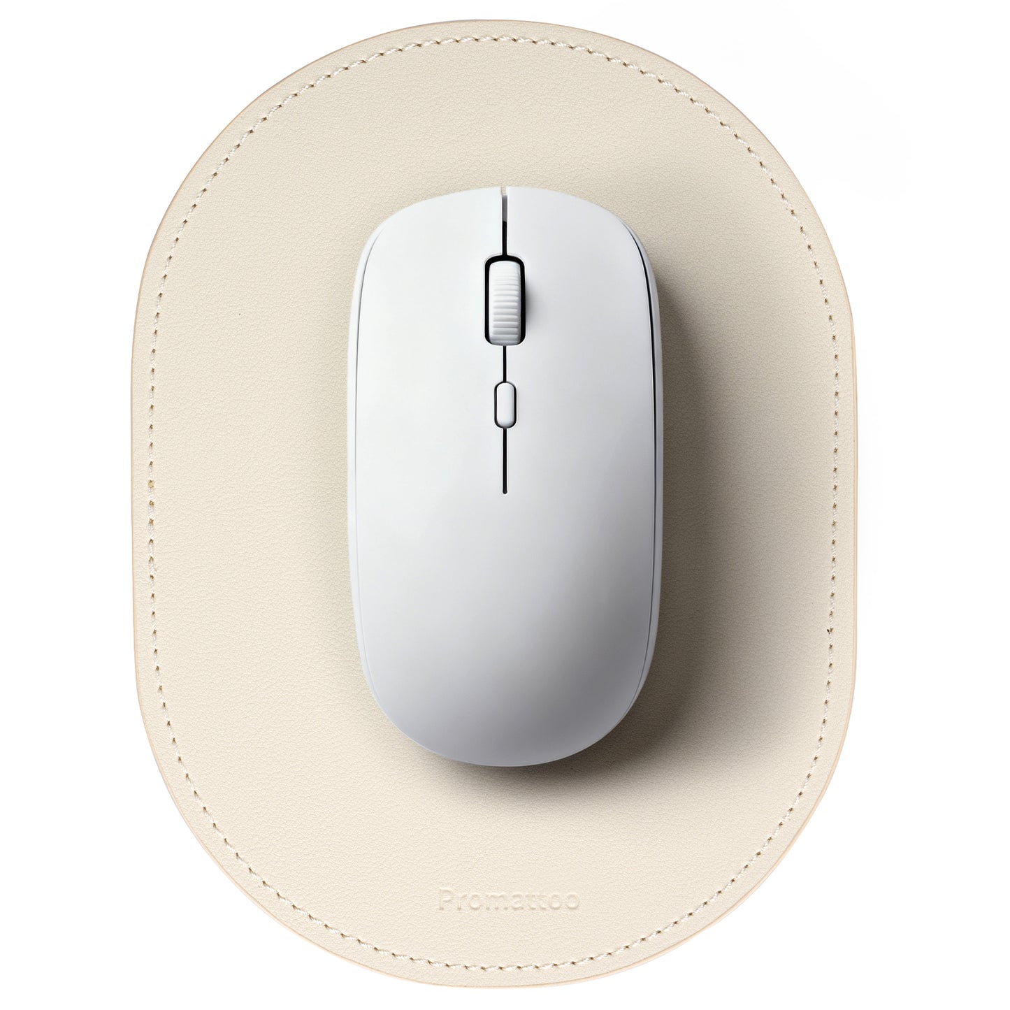 PROMATTOO Vegan Leather Ergonomic Mouse Pad – Waterproof & Non-Slip