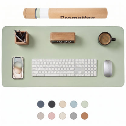PROMATTOO Vegan Leather Desk Mat — Non-Slip & Waterproof