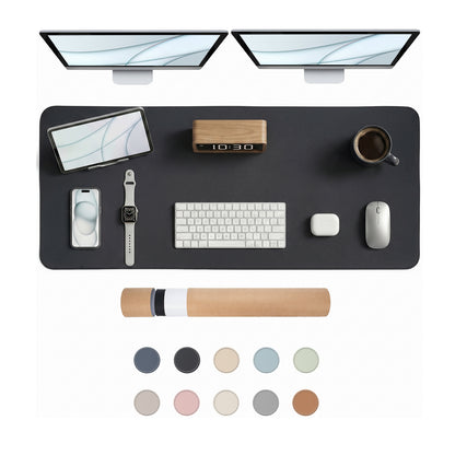 PROMATTOO Vegan Leather Desk Mat — Non-Slip & Waterproof