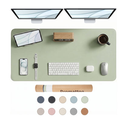PROMATTOO Vegan Leather Desk Mat — Non-Slip & Waterproof