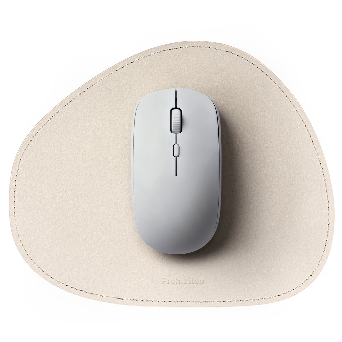 PROMATTOO Vegan Leather Ergonomic Mouse Pad – Waterproof & Non-Slip