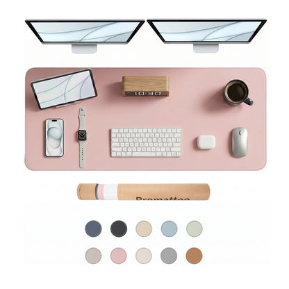 PROMATTOO Vegan Leather Desk Mat — Non-Slip & Waterproof
