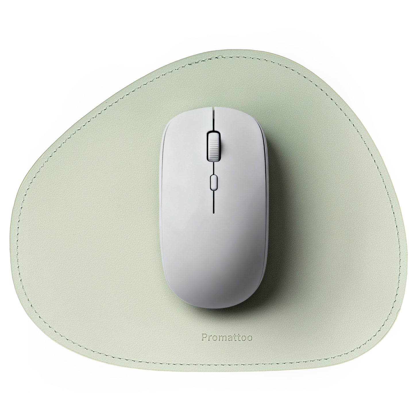 PROMATTOO Vegan Leather Ergonomic Mouse Pad – Waterproof & Non-Slip