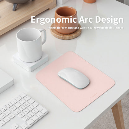 PROMATTOO Vegan Leather Ergonomic Mouse Pad – Waterproof & Non-Slip