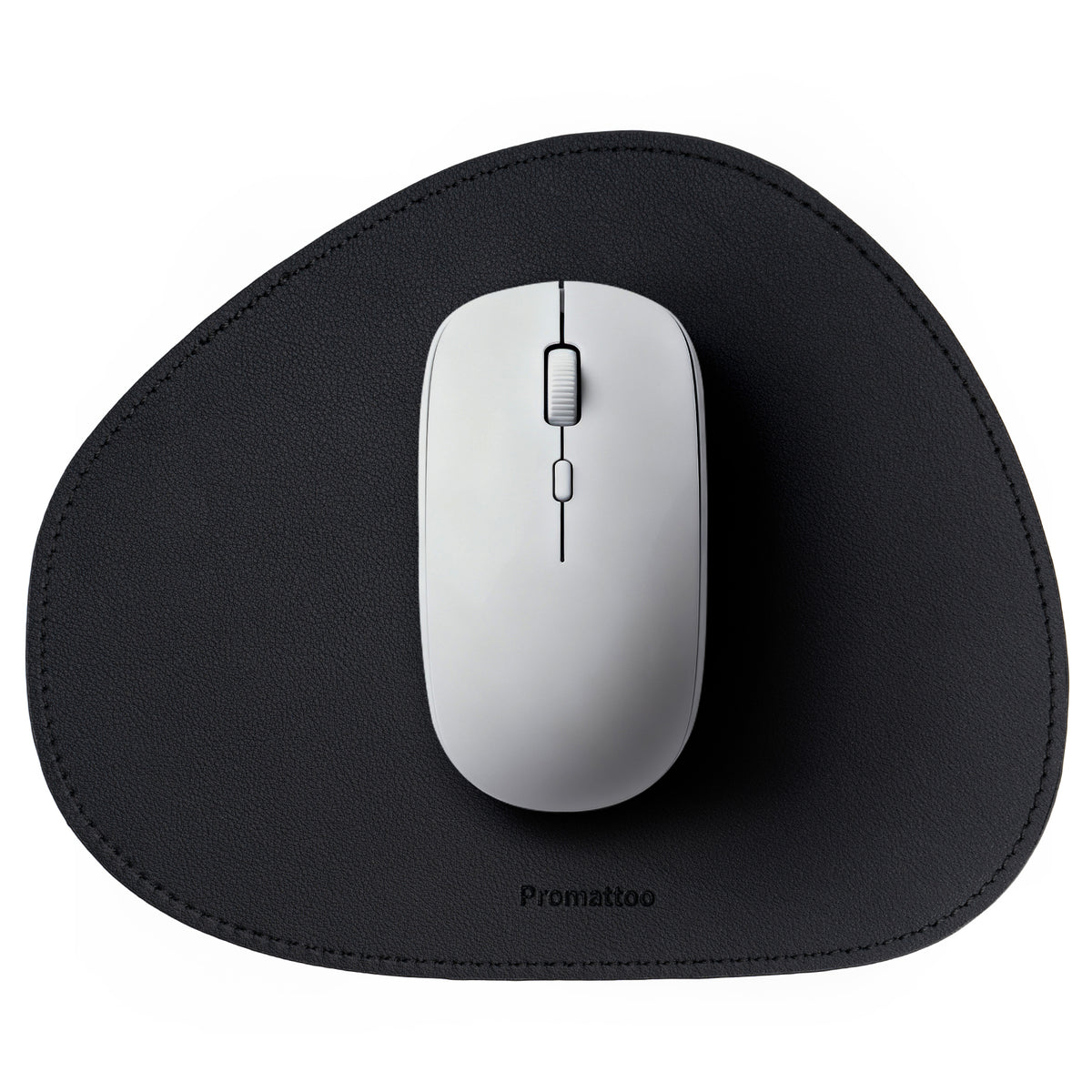 PROMATTOO Vegan Leather Ergonomic Mouse Pad – Waterproof & Non-Slip
