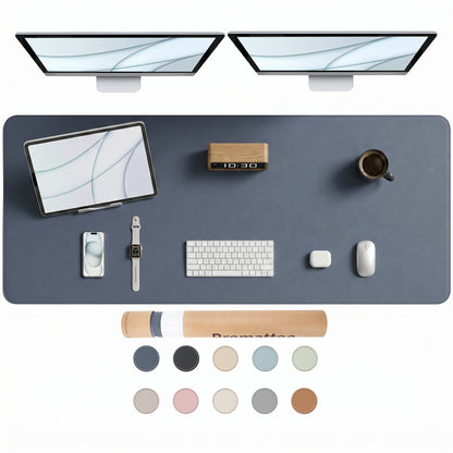 PROMATTOO Vegan Leather Desk Mat — Non-Slip & Waterproof