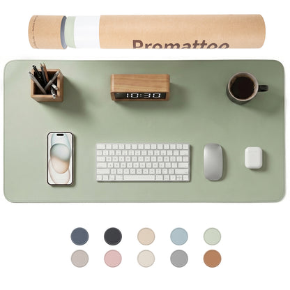 PROMATTOO Vegan Leather Desk Mat — Non-Slip & Waterproof
