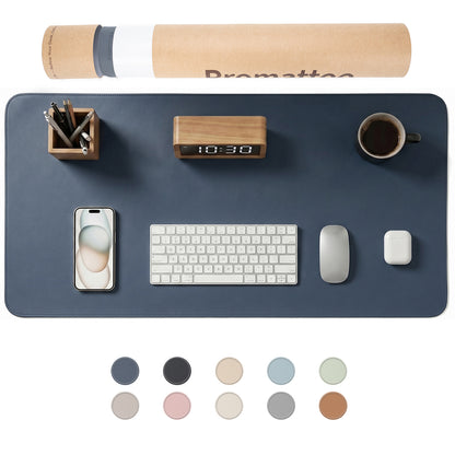 PROMATTOO Vegan Leather Desk Mat — Non-Slip & Waterproof