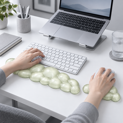 PROMATTOO Cloud Gel Wrist Rest Set for Keyboard & Mouse