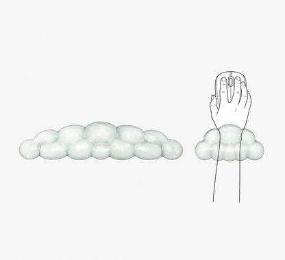PROMATTOO Cloud Gel Wrist Rest Set for Keyboard & Mouse
