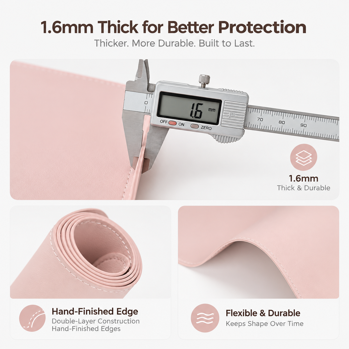 Tapis de bureau en silicone, protecteur de tapis de bureau imperméable antidérapant