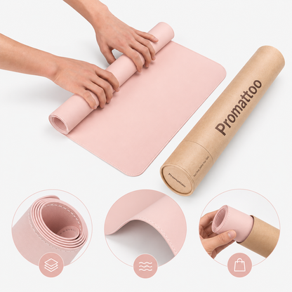 Tapis de bureau en silicone, protecteur de tapis de bureau imperméable antidérapant