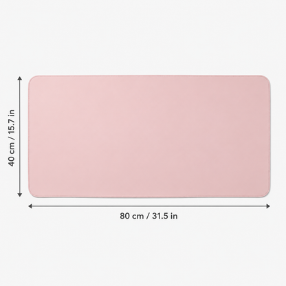 Tapis de bureau en silicone, protecteur de tapis de bureau imperméable antidérapant